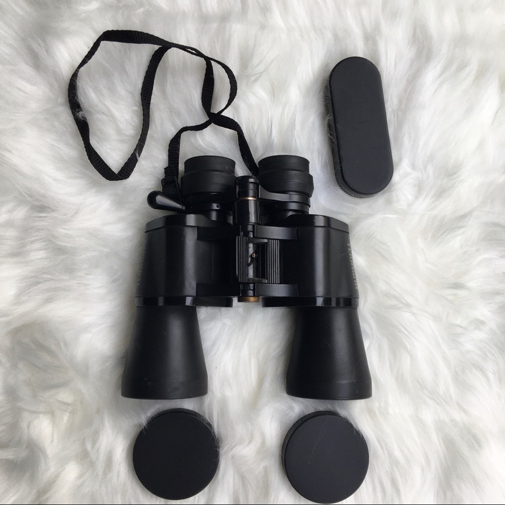Bushnell binoculars in black case, EUC vintage - Picture 11 of 14